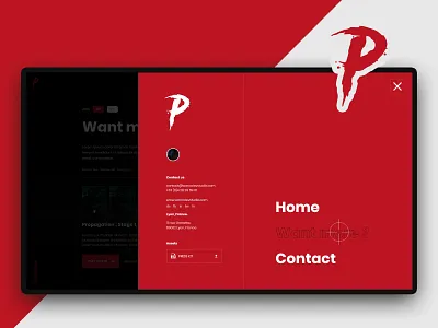 Propagation VR - VR Game webdesign Menu nav design game vr webdesign
