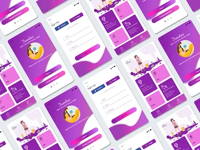 mob app travel ui ui design