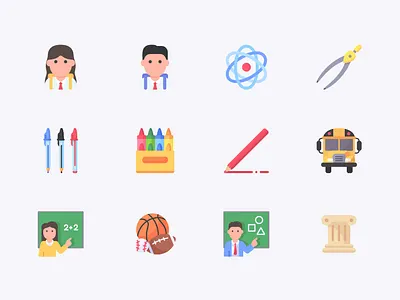 School education educational icon icon design icon set iconography icons icons design icons pack icons set iconset