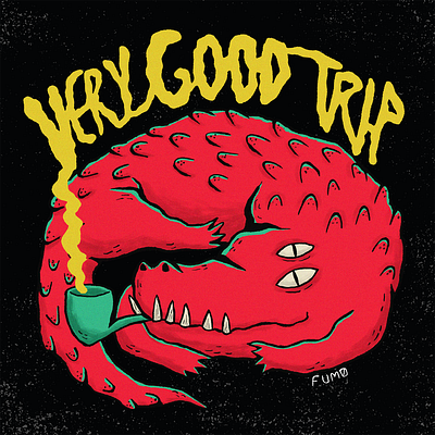 Very Good Trip 420 cannabis illustration lsd weed