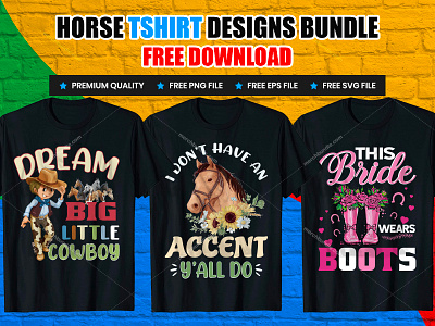 Horse T-Shirt Designs Bundle Free Download app design horse t shirt designs horsedesign horsetshirt icon logo merch by amazon shirts t shirt design t shirt design ideas t shirt design maker t shirt design online t shirt design template t shirt design your own t shirt with horse logo template for t shirt design ui ux vector web