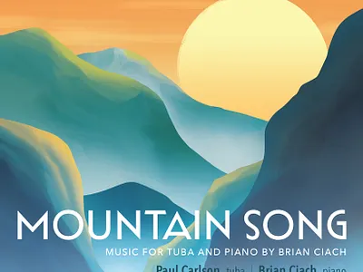 Mountain Song Album Cover mist mountain mountains sunrise