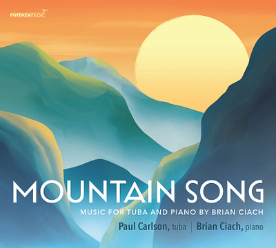 Mountain Song Album Cover mist mountain mountains sunrise