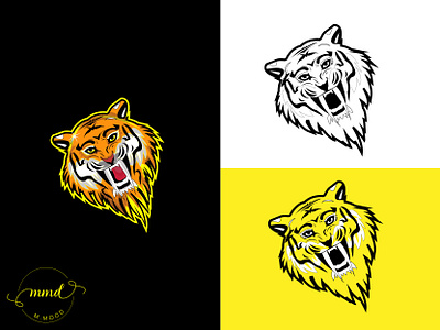 Tiger mascot logo design art customlogo design face mascot logo graphicdesign graphicdesigner illustration logo logodesign mascot mascot character modern logo vector