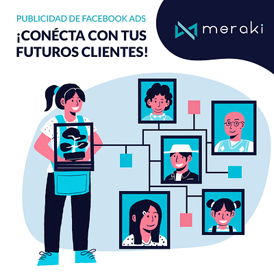 conect whit people illustration social media web illustration