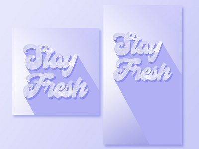 stay fresh arte digital brushscript digital lettering photoshop style