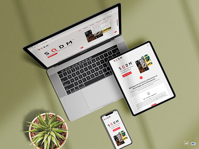 Sqdm Devices adobe xd branding logo ui ux web wordpress