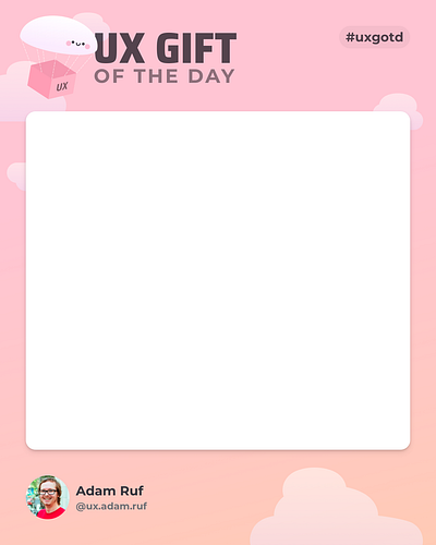UX Gift of the Day: Morning, Day, Night instagram visual design