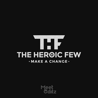 The Heroic Few Final Logo brand identity design branding branding and identity graphic design logo logo alphabet logo designer logodesign logomark monogram