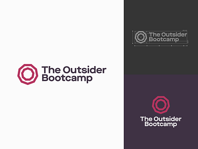 The Outsider Bootcamp brand identity branding identity identity design logo logo design logo designer logomark logotype mark