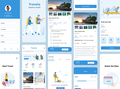 Travel app concept adventure booking booking app explorer hotel mobile responsive design travel app traveler traveling trip trip planner