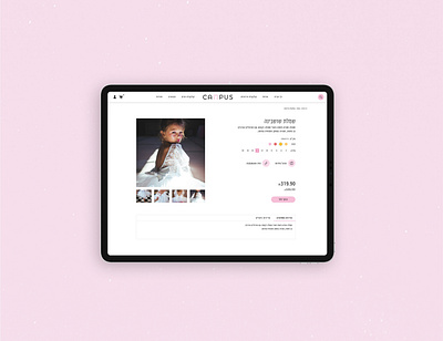 Fashion e-commerce Website for girls design fashion fun girls responsive ui uidesign ux vector work