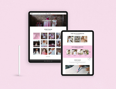 Fashion Website for girls design fashion fun girls responsive ui uidesign ux work