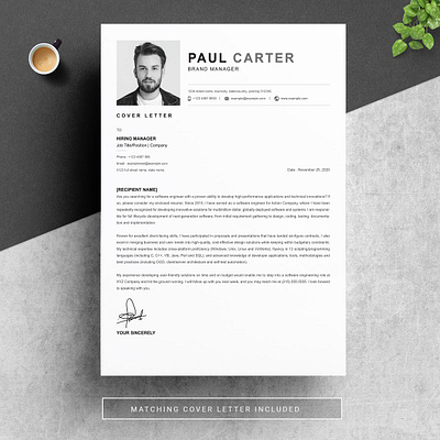 Resume Template | Download for Word clean resume creative resume curriculum vitae cv cv template download free modern modern resume professional resume resume cv resume template template word