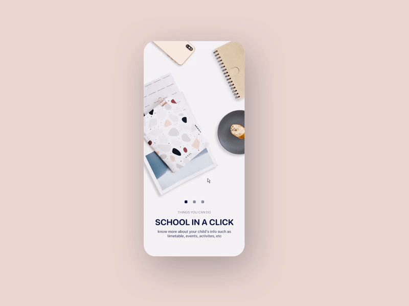 Onboarding Animated Splash Screen - School App adobexd animated app design dribbble dribbble invite elearning hello dribbble interaction ios learning onboarding prototyping school splashscreen ui uidesign uiux ux uxdesign