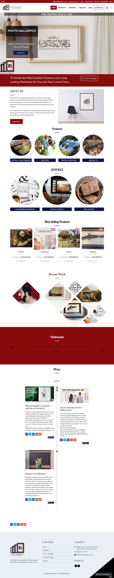 Photo GalleryCo logo web web developer webdesign website design wordpress wordpress blog wordpress theme