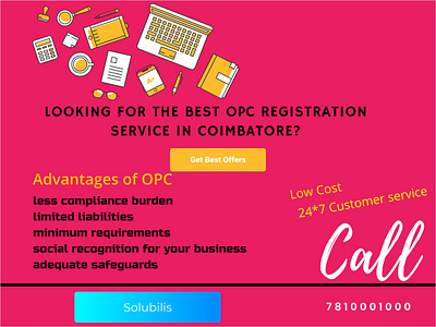 One Person Company Registration in Coimbatore|OPC registration