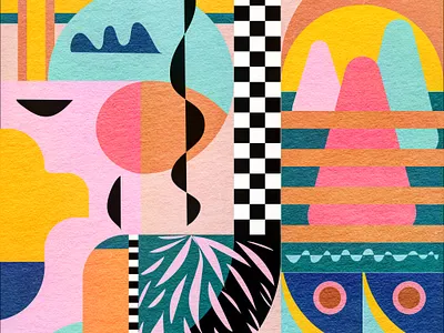 Abstract Landscape Illustration beijing brand identity branding branding design commercial design design geometric graphic artist graphic design graphic designer identity illustration illustrations pattern pattern design sports branding surface design surface pattern surface pattern design textile