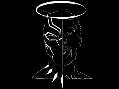 blackpanther illustration vector