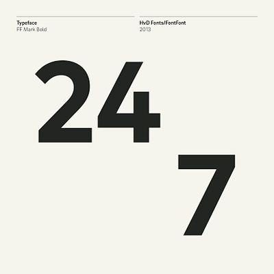 FF Mark Bold 247 branding constructed design font fontfont fonts geometric hvd hvdfonts numbers sans sanserif type typedesign typeface typo typographic typography