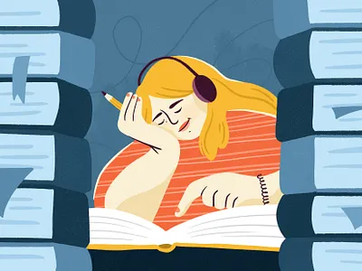 ✏️ Student girl character character design design drawing girl illustration ipad palette procreate student student work study woman work