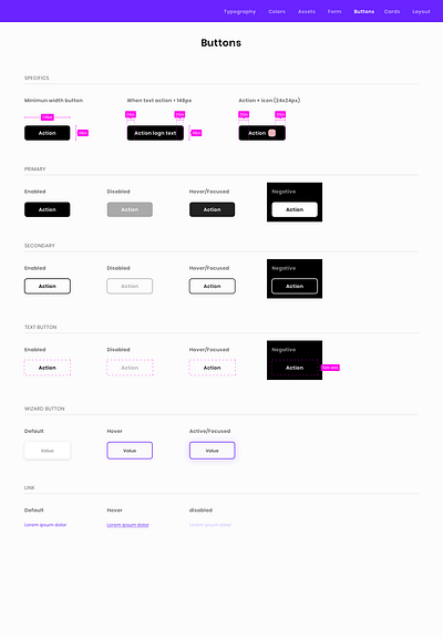 DS buttons button button design design design system ui ux