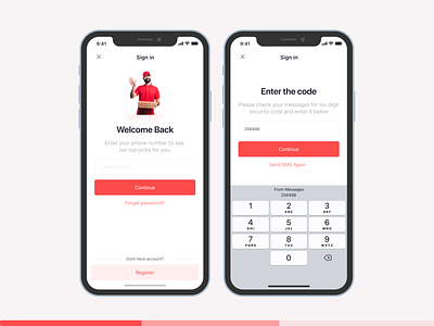 Alan Pizza | Sign in Form app app design figma logi login pizza pizza logo register sign in ui ui design uiux ux web design