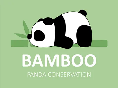 Logo Panda Conservation brand brand design brand identity branding design illustrator logo logo design logodesign logos logotype vector