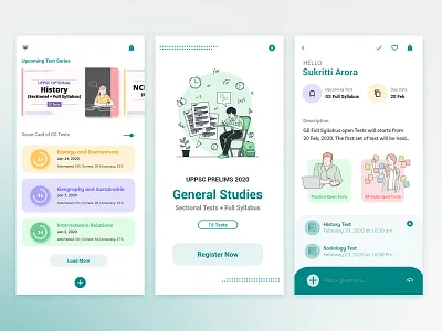 Educational app app branding dashboard design design dribbble e learning education exam flat icon illustration logo minimal testing ui ux vector