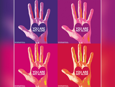 You Are Not Alone: University Assignment britain domestic abuse domestic violence graphic design illustration mattsterclass pop art uk you are not alone