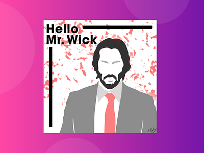 John Wick - Illustration adobe adobe illustrator animation art design illustration logo photoshop portrait vector