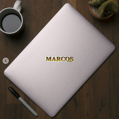 MARCOS, MY NAME IS MARCOS/SAMER BRASIL, Sticker @samerbrasil design illustration marcos my name is samer brasil samerbrasil sticker