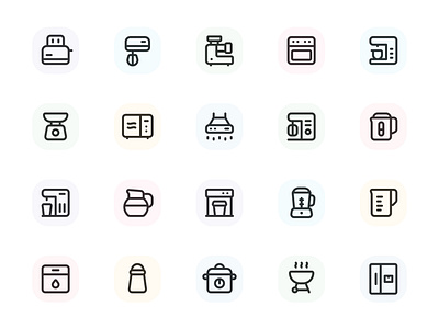 Myicons — Kitchen, Cooking vector line icons pack essential icons flat icons icon design icon pack icons icons design icons pack interface icons line icons myicons ui ui design ui designer ui icons ui kit ui pack ui set web design web designer web ui