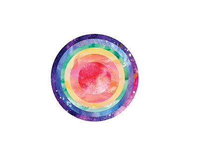 Circle balance bright colour colourful illustrator magic paint pride shape spiritual texture vector watercolor