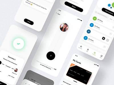 TagPay app 💚 animation application bank branding button interaction interface ios ui ux