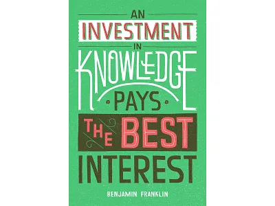 99 Things I Want To Do benjamin franklin editorial graphic illustration lettering quote retro texture type design typography vector