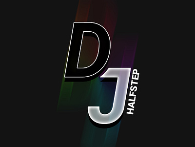 DJ Halfstep Branding 2017 branding dj gaming graphic design logo logo design mattsterclass music streaming twitch typography