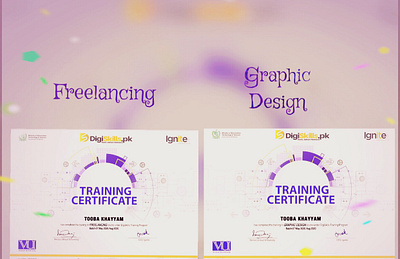 Training Certification & Achievements adobe ilustrator design graphicdesign illustraion mindblowing art