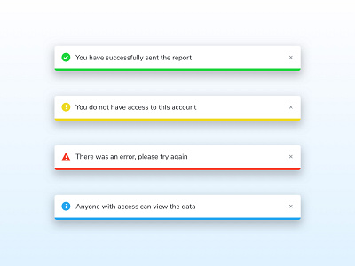 Alert Components for Saas Platform alert alerts clean ui component components modal simple simple clean interface ui ui ux ui design