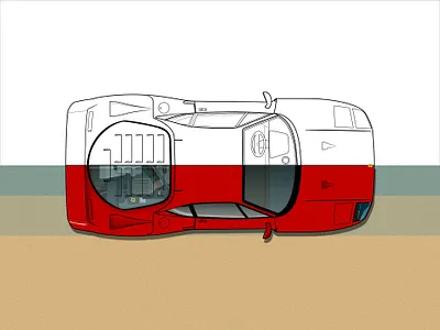 The Art of Wheels: Ferrari F40 car f40 ferrari ferrari f40 illustration illustration art realism sports car vector vector art vector illustration vectorart
