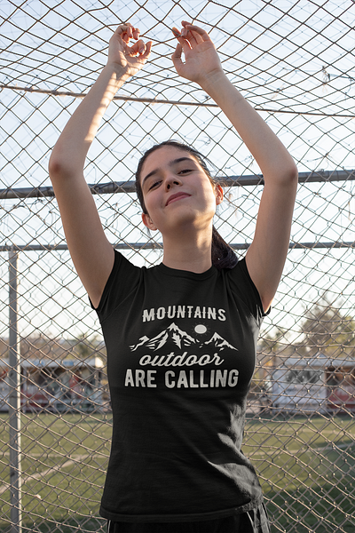 MOUNTAINS OUTDOOR ARE CALLING.. mountain mountain biking mountains t shirtlover t shirtlover trucker