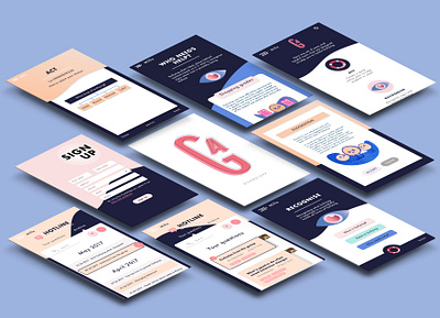 Guardiapp - App Design, Ui & Ux app branding concept design illustration ui ux vector