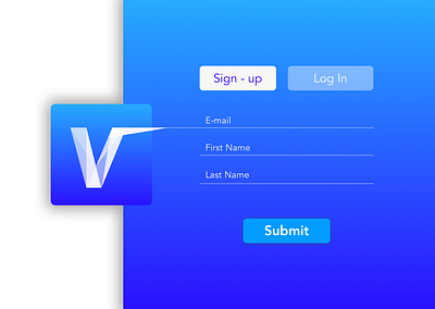 Daily UI 1: branding challenge dailyuichallenge design logo signup ui