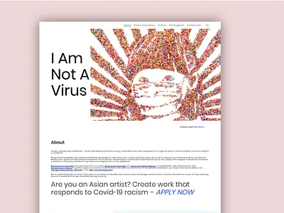 I Am Not A Virus - Link In The Description animation design graphic design illustration ui ux web web design website website design