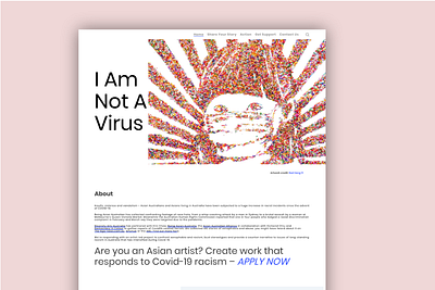 I Am Not A Virus - Link In The Description animation design graphic design illustration ui ux web web design website website design