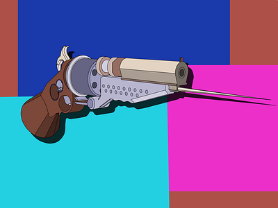 Weapon #1 firstshot gun illustration steampunk vector weapon