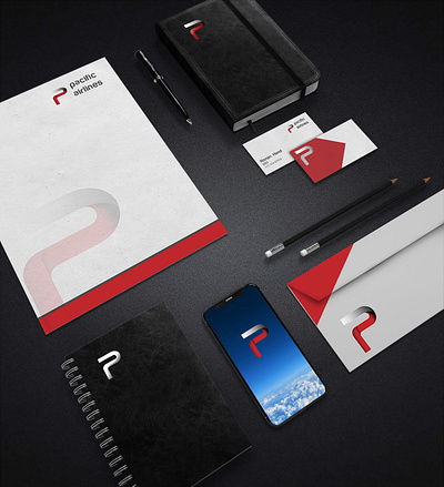 Pacific Airlines Branding 3d airline branding corporate design graphic design icon identity illustration logo minimal mockup pacific stationery