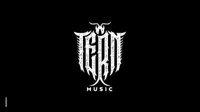 Tern music gothic lettering logotype music musician