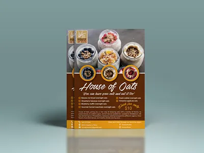 Food Flyer design bi fold brochure brochure design design flat flyer design illustration poster design