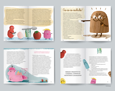 Illustration Competition: Pingo Doce 2d book challenge character characterdesign chieldren book competition design graphic design illustration kids art pingo doce